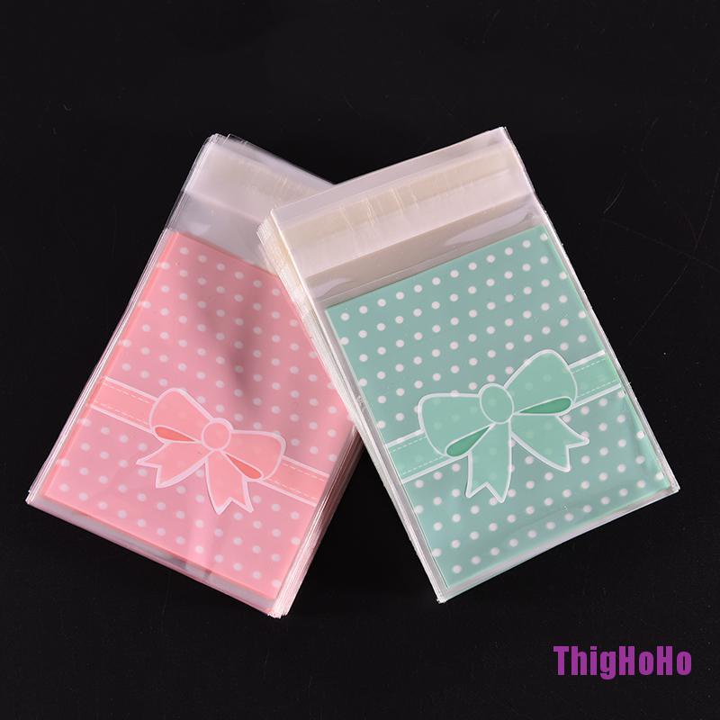 Set 100 túi đựng bánh kẹo tự dính tiện lợi