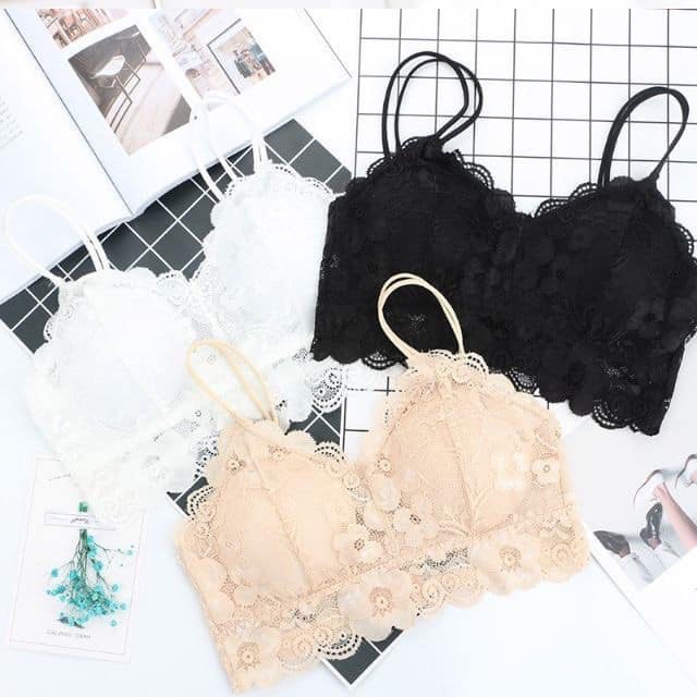 Áo bra ren 2 dây kèm lót trong