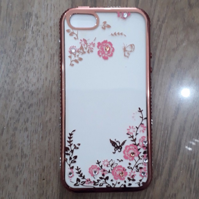 Ốp iPhone 5/5s hình đính đá 3 hàng