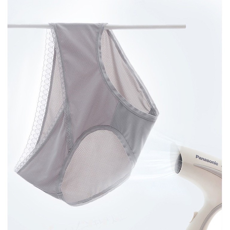 Combo 5-10 Quần Lót Bầu Thông Hơi Thoáng Mát Siêu Mềm (túi zip)