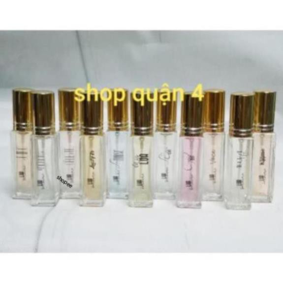 Ống Test Nước Hoa LUA 16 mùi - chai xịt 10ml