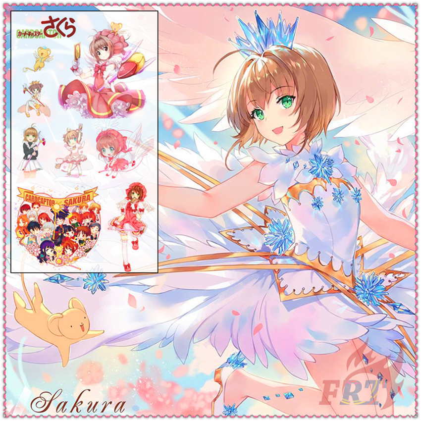 ✿ Card Captor SAKURA Mini Temporary Tattoo Stickers ✿ 1Sheet Kinomoto Sakura Waterproof Tattoos for Sexy Arm Clavicle Body Art Hand Foot