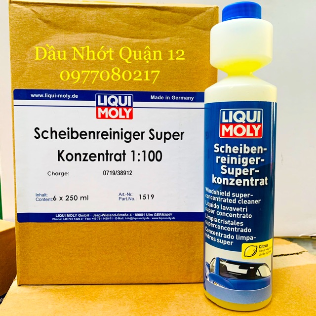 Nước Rửa Kính Xe Hơi Hương Chanh Liqui Moly 1:100 - 1519 Made in Germany