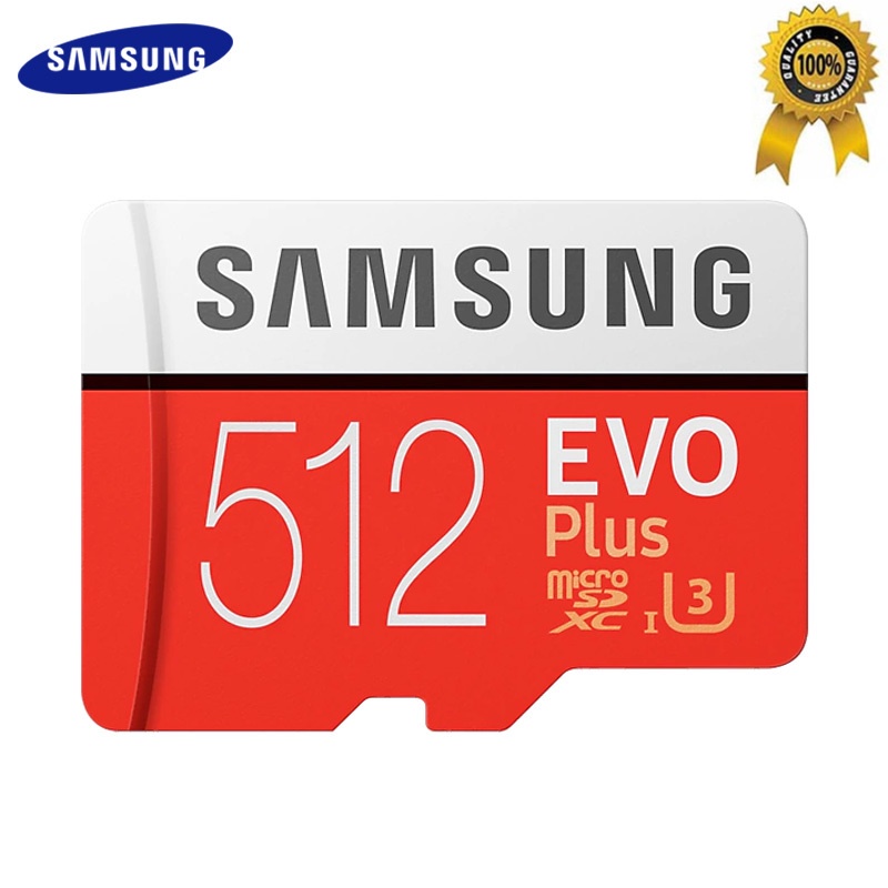 SAMSUNG Thẻ Nhớ Micro SD EVO Plus 128GB 256GB 512GB Tốc Độ Cao Hỗ Trợ Thẻ Nhớ Microsd TF 10 Microsd