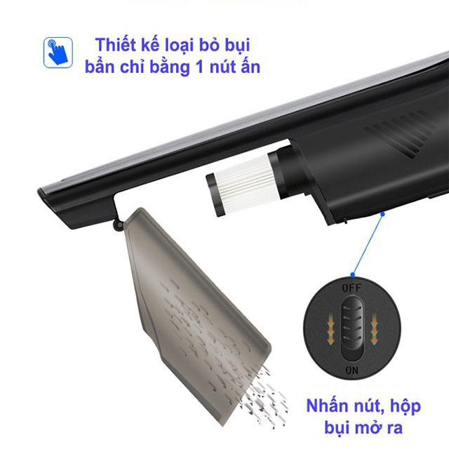 [HÚT CỰC MẠNH] Máy hút bụi cầm tay mini không dây cao cấp, hút bụi oto công suất cao | BigBuy360 - bigbuy360.vn