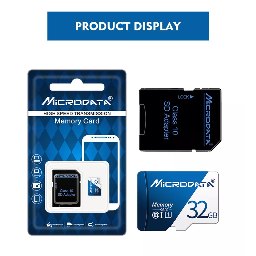 Thẻ nhớ Microdata 32G class 10 chính hãng