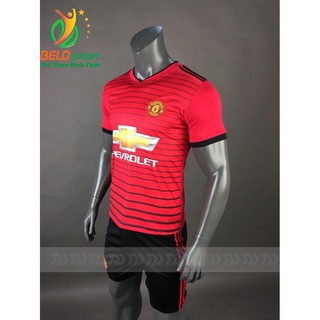 Áo bóng đá thun thái cao cấp clb MU màu đỏ