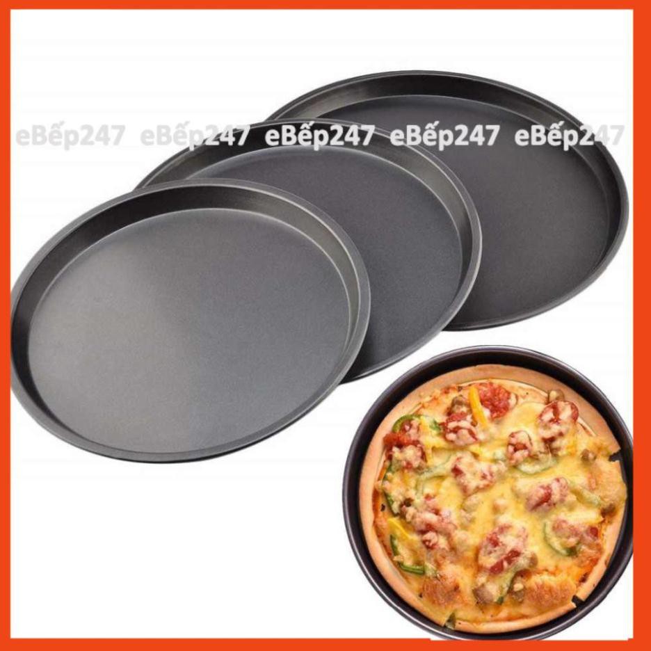 Khay nướng pizza chống dính chất liệu thép carbon cao cấp siêu bền đẹp - eBếp247