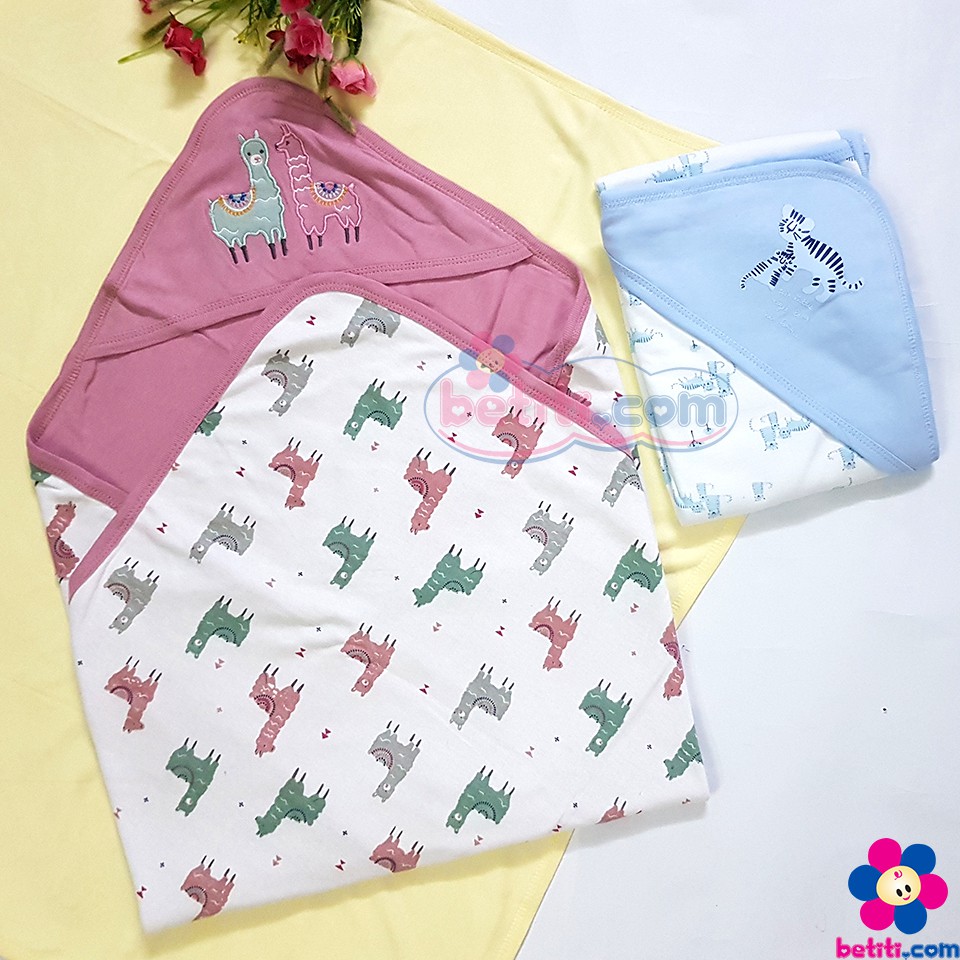 Chăn Ủ Litter Duck Nhiều Màu Cho Cả Bé Trai Bé Gái - Cotton 2 Lớp