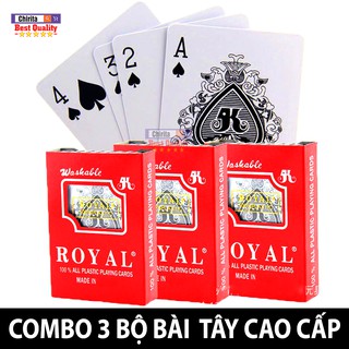 Combo 3 Bộ Bài Tây ROYAL LOẠI XỊN – Xuất Xứ Đài Loan