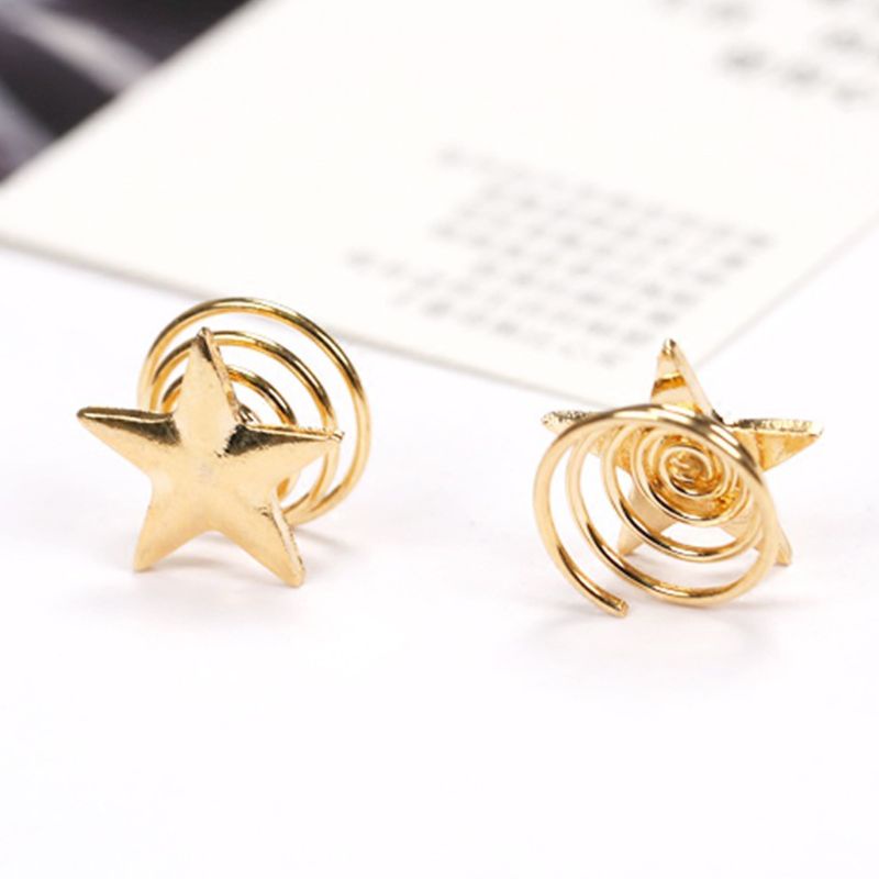 Kẹp Tóc Dạng Xoắn Ốc Hình Ngôi Sao Thời Trang Cho Nữ