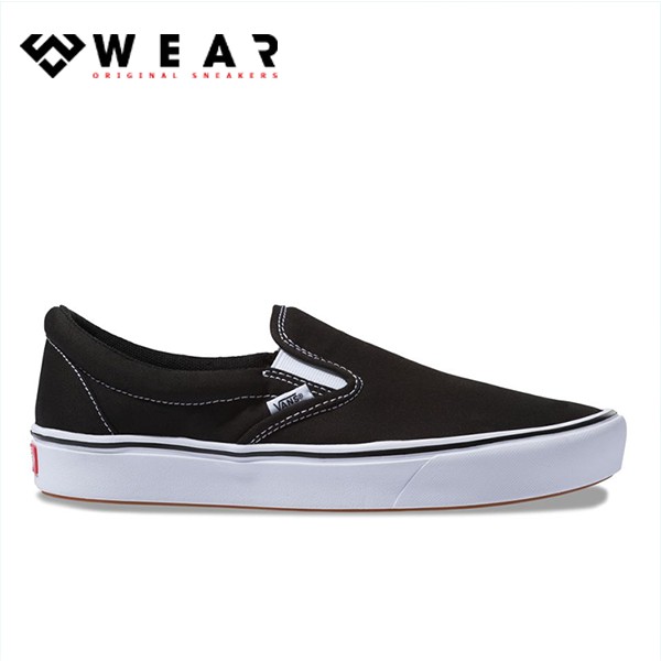 Giày Sneaker Unisex Vans Slip-On Comfycush Black White - VN0A3WMDVNE