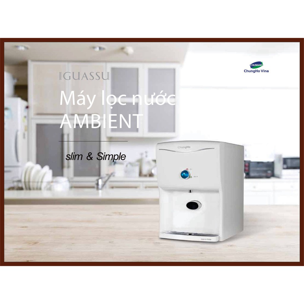 Máy lọc nước Chungho Iguassu Ambient CHP-1270D - Dung lượng 4.2L, Kích thước 412x280x350mm