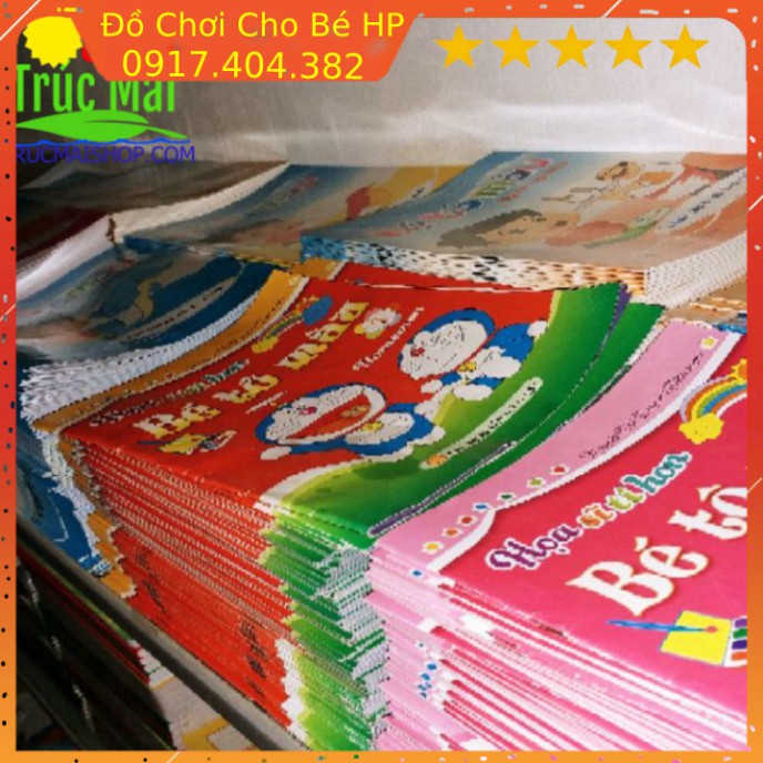 [SIÊU SALE] Combo bộ 30 vở tô tô chữ tô số màu cho bé mẫu giáo ✅  Đồ Chơi Trẻ Em HP