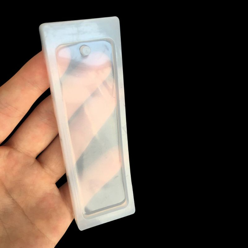 [Hàng mới về] Khuôn silicone làm thẻ đánh dấu trang sách hình chữ nhật bằng nhựa resin epoxy