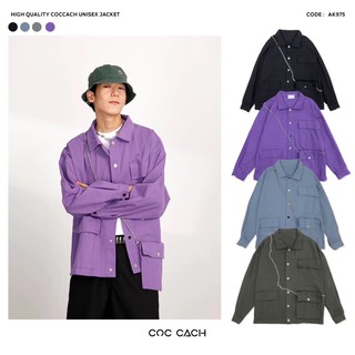 Áo khoác kaki nam nữ ak975 - by coc cach