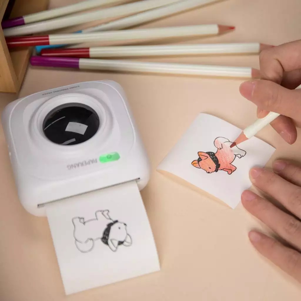 Máy in nhiệt mini, máy in ảnh cầm tay paperang p1 - tặng 5 cuộn giấy | BigBuy360 - bigbuy360.vn
