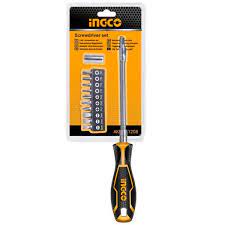 Bộ tuốc nơ vít đa năng 12 chi tiết INGCO AKSDFL1208