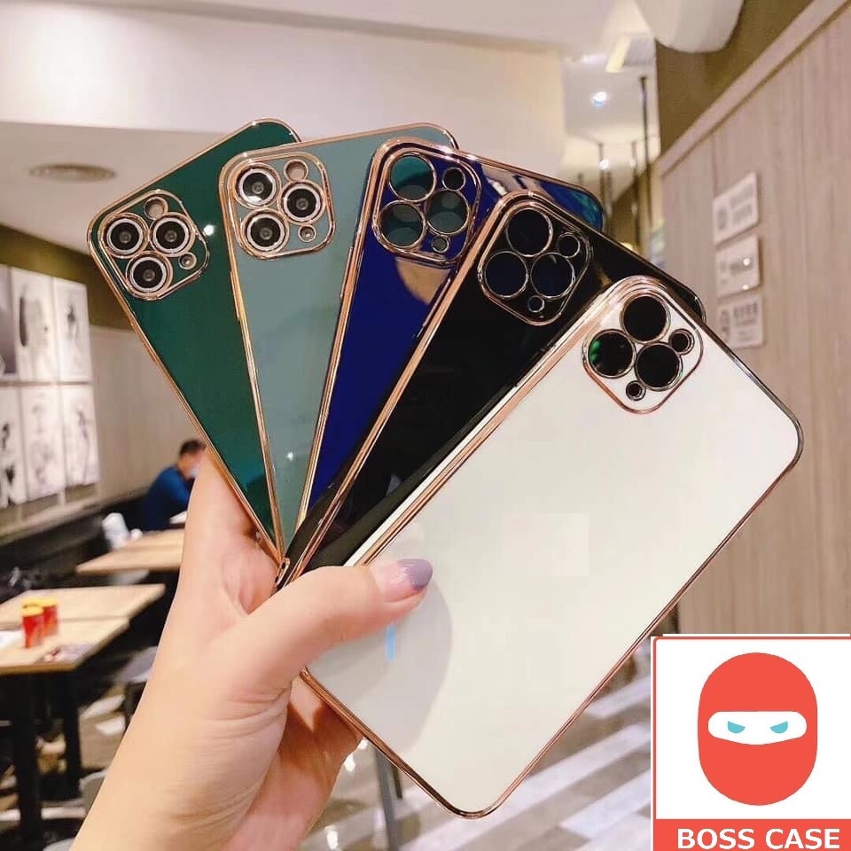 ⚡Ốp lưng iphone - Ốp iphone⚡Độ 12 viền vuông BVC  ip 6,6s/6P/7,8 Plus/X,XS/XSMAX//11 PRO MAX/12 pro max/13 pro max