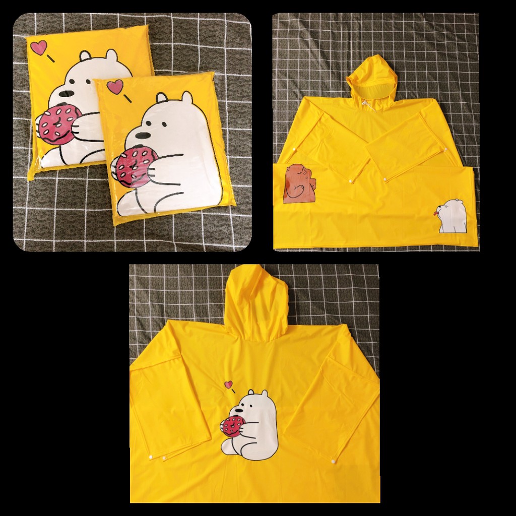 Áo mưa cute, áo mưa thời trang