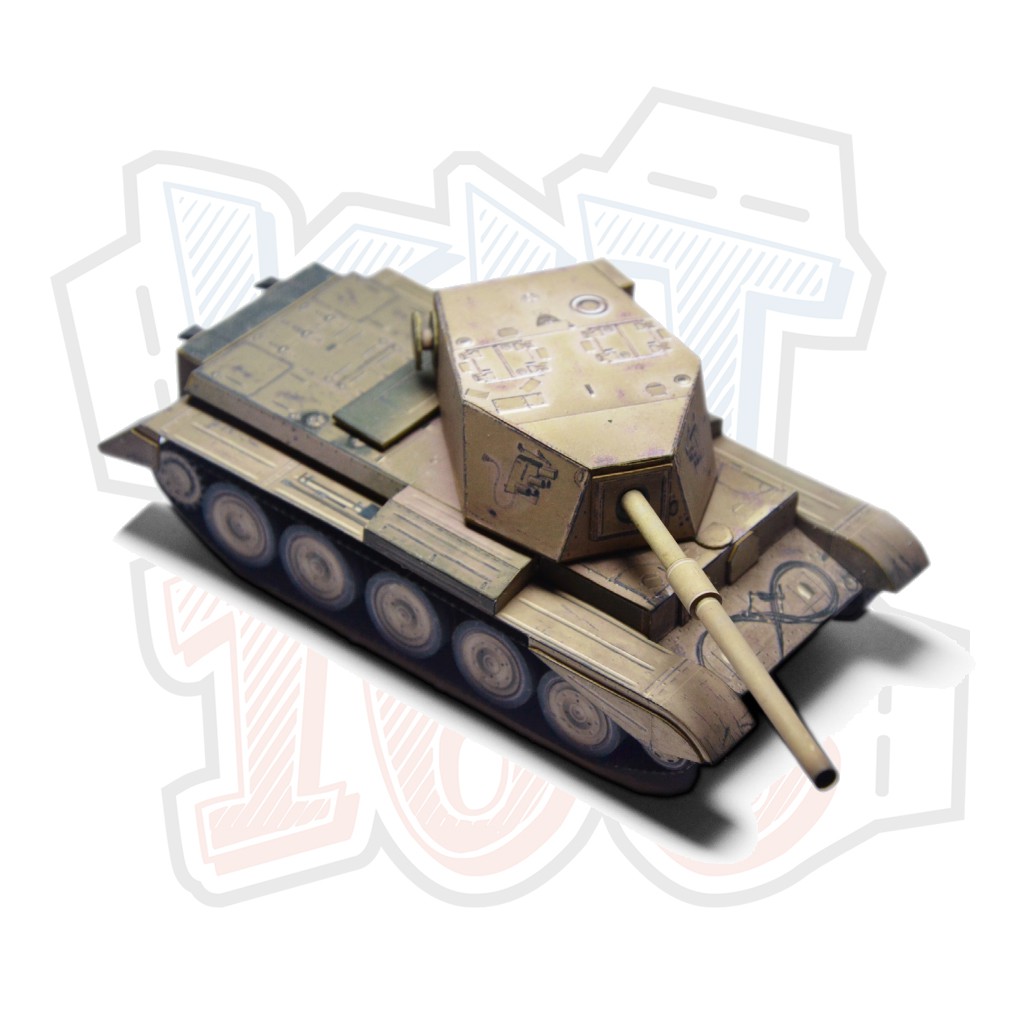 Mô hình giấy Xe tăng quân sự FV4101 Charioteer Tank Destroyer - World of Tanks