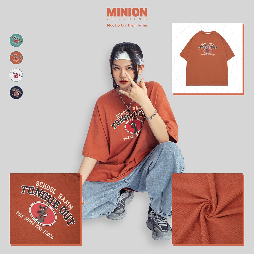 Áo thun tay lỡ MINION CLOTHING phông Unisex nam nữ tee oversize form rộng pull Ulzzang Streetwear Hàn Quốc vải mềm A3002