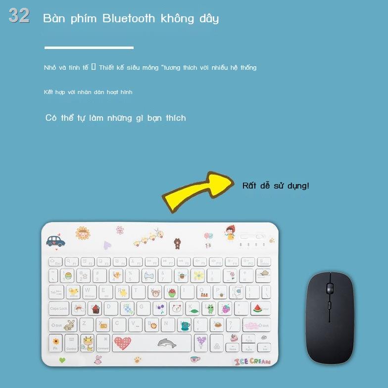 【Mới nhất】∏Bàn phím bluetooth không dây chuột di động máy tính bảng ipad apple kê android văn phòng chuyên dụng phổ quát