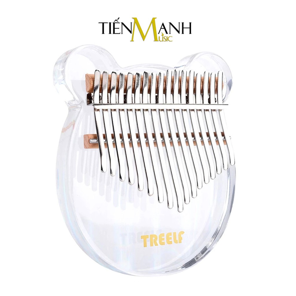 Đàn Kalimba Treelf TF-17CB, TF-17CRB, TF-17C - 17 Phím Acrylic Trong Suốt TF17CB Gấu, TF17CRB Màu Cầu Vồng, TF17C Mèo