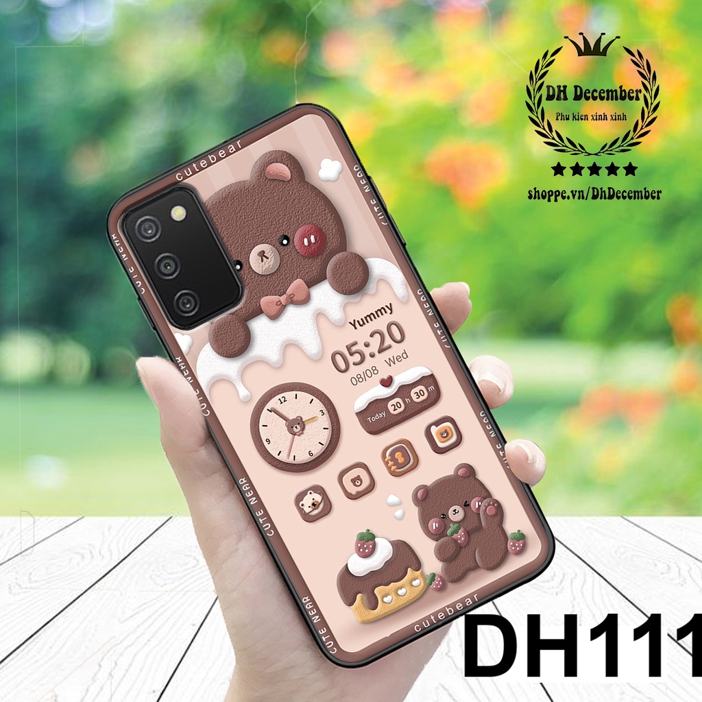Ốp lưng Samsung A01/A02/A03/A02S / A03S/A10/M10 / A12 4G-5G/A22 4G-5G/M32 in hình GẤU HỒNG-GẤU BE3R -XINH XẺO CỰC ĐẸP