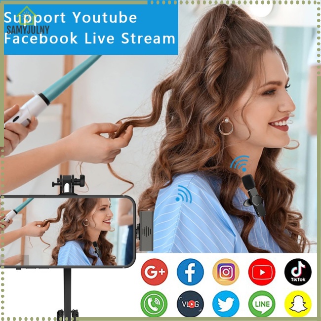 Micro Cài Áo Famy Không Dây Chuyên Nghiệp Dùng Để Phát Sóng Trực Tiếp Cho Iphone