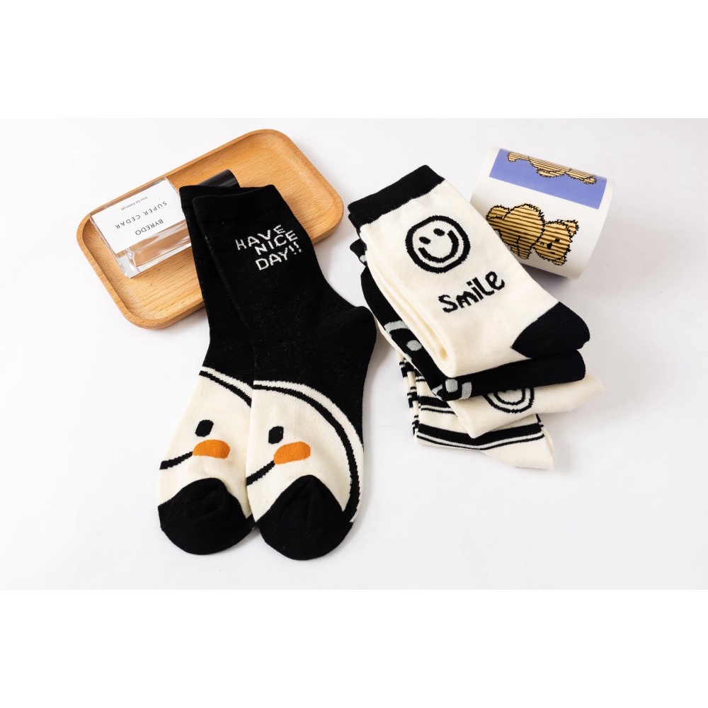 Tất vớ cổ cao phong cách hàn quốc  ❤️Free ship❤️ họa tiết dễ thương mít Store