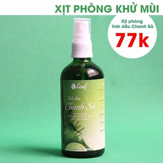 Tinh dầu xịt phòng sả chanh 100ml Leaf