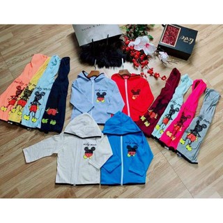 Áo chống nắng cotton Micky cho bé yêu