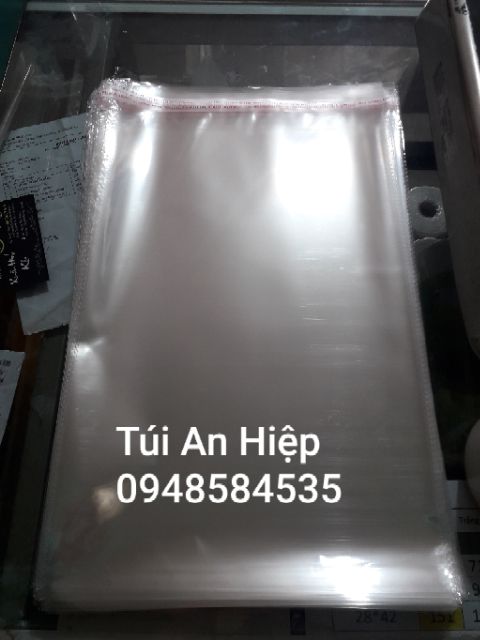 Túi bóng kính dán miệng, nhiều cỡ (1kg) | Clear Plastic Self Adhesive Seal