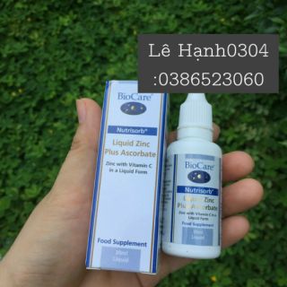 Tăng sức đề kháng Bio Care Zinc và kẽm