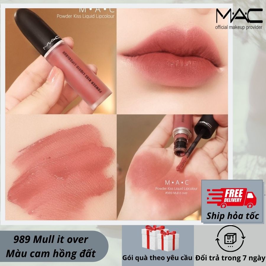 Son Kem Mac Màu 989 Mull It Over - Tone Cam Hồng Đất