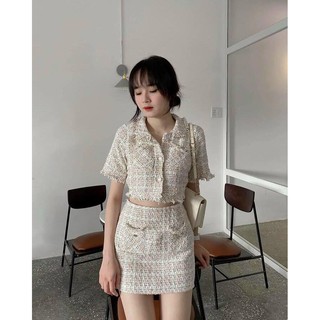 SET BỐ CROPTOP x CHÂN VÁY A