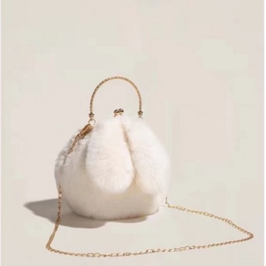 Túi Đeo Chéo Hình Thỏ Nhồi Bông Dễ Thương Thời Trang Xuân Hè Hàn Quốc Cho Nữ 2022