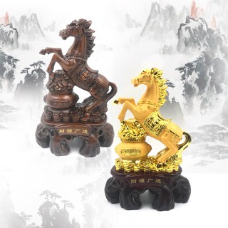 Tượng Ngựa vàng và Ngựa gỗ phong thủy