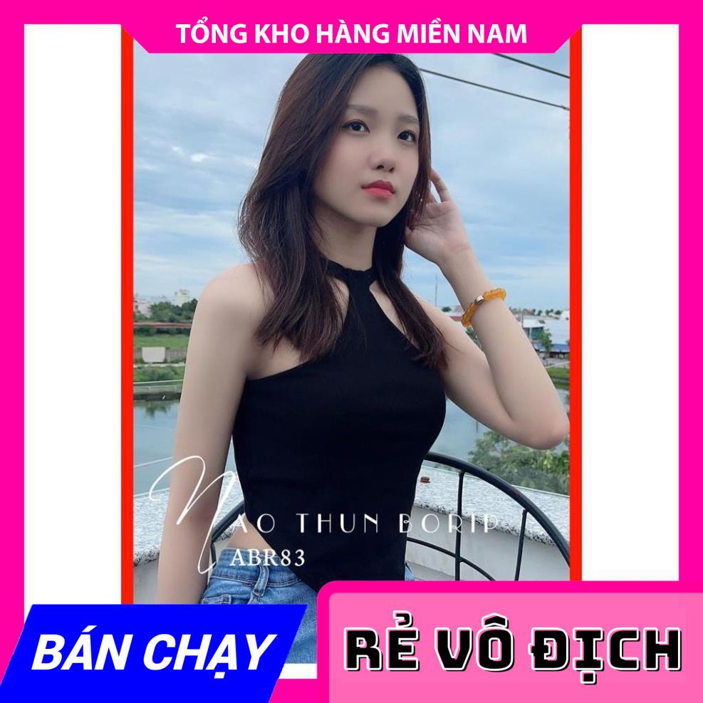 ÁO YẾM DÂY CHẤT THUN BORIP ABR83 ⚡ẢNH THẬT⚡ ÁO BORIP CỔ YẾM  MY