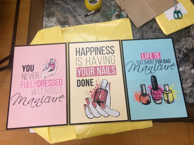 COMBO 3 TRANH NAIL NGHỆ THUẬT