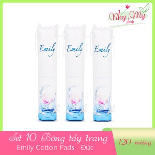 Combo10 Bông tẩy trang Emily 120 miếng