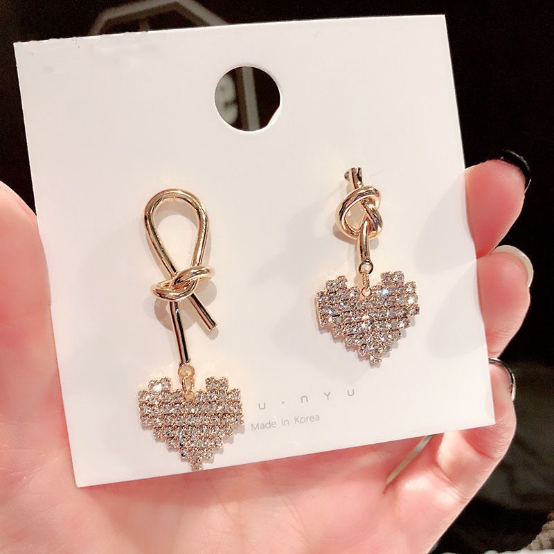 Khuyên Tai Tròn Mạ Vàng Đính Đá Zircon