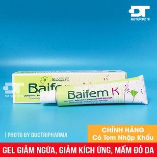 Baifem K - Gel Hoàng Cầm Bảo Vệ Da Dịu Nhẹ - 15g