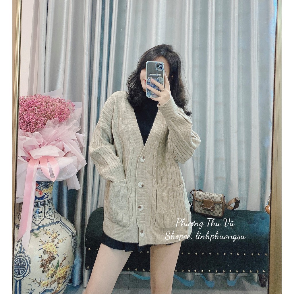 Áo Cadigan len 4 màu hàng QC cao cấp SIÊU RẺ (Ảnh thật tự chụp) | BigBuy360 - bigbuy360.vn