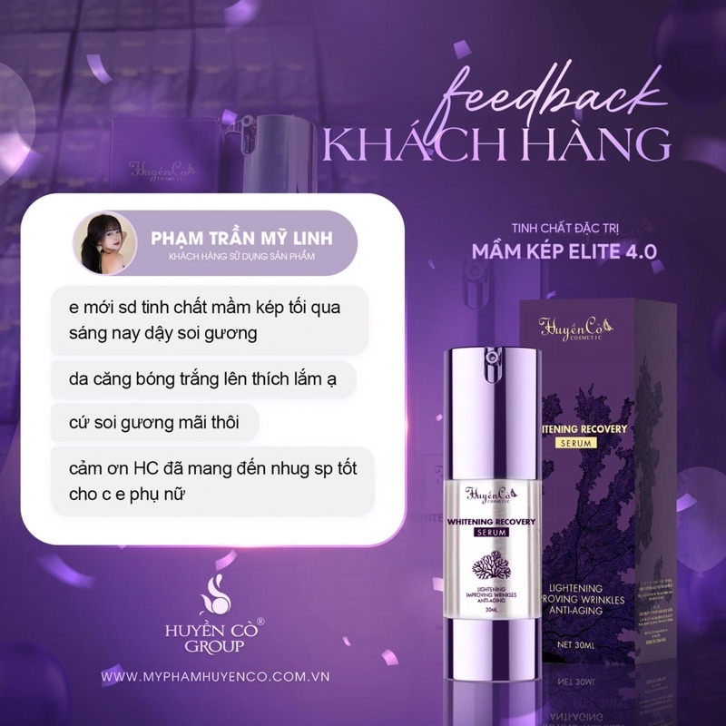 SERUM MẦM KÉP HUYỂN CÒ 30 ML HÀNG  MỚI