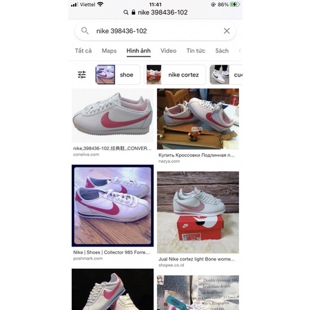 Giày Nike cortez light Bone-size37,5