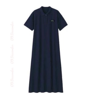 VÁY POLO CÁ SẤU XANH THAN