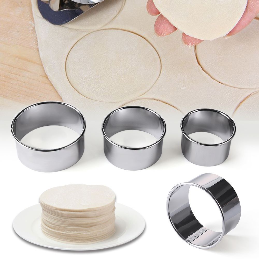 Khuôn Cắt Bánh Bao Hình Tròn Bằng Thép Không Gỉ