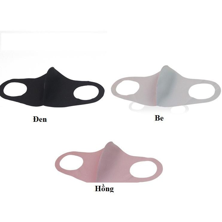 Khẩu trang vải nỉ chống nước, giặt được